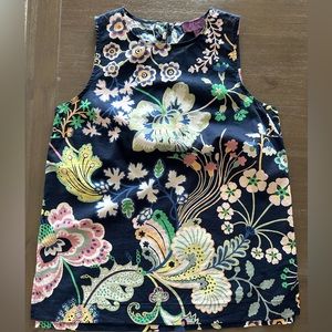 JCrew Liberty Sleeveless Women Top Blouse 0 Floral